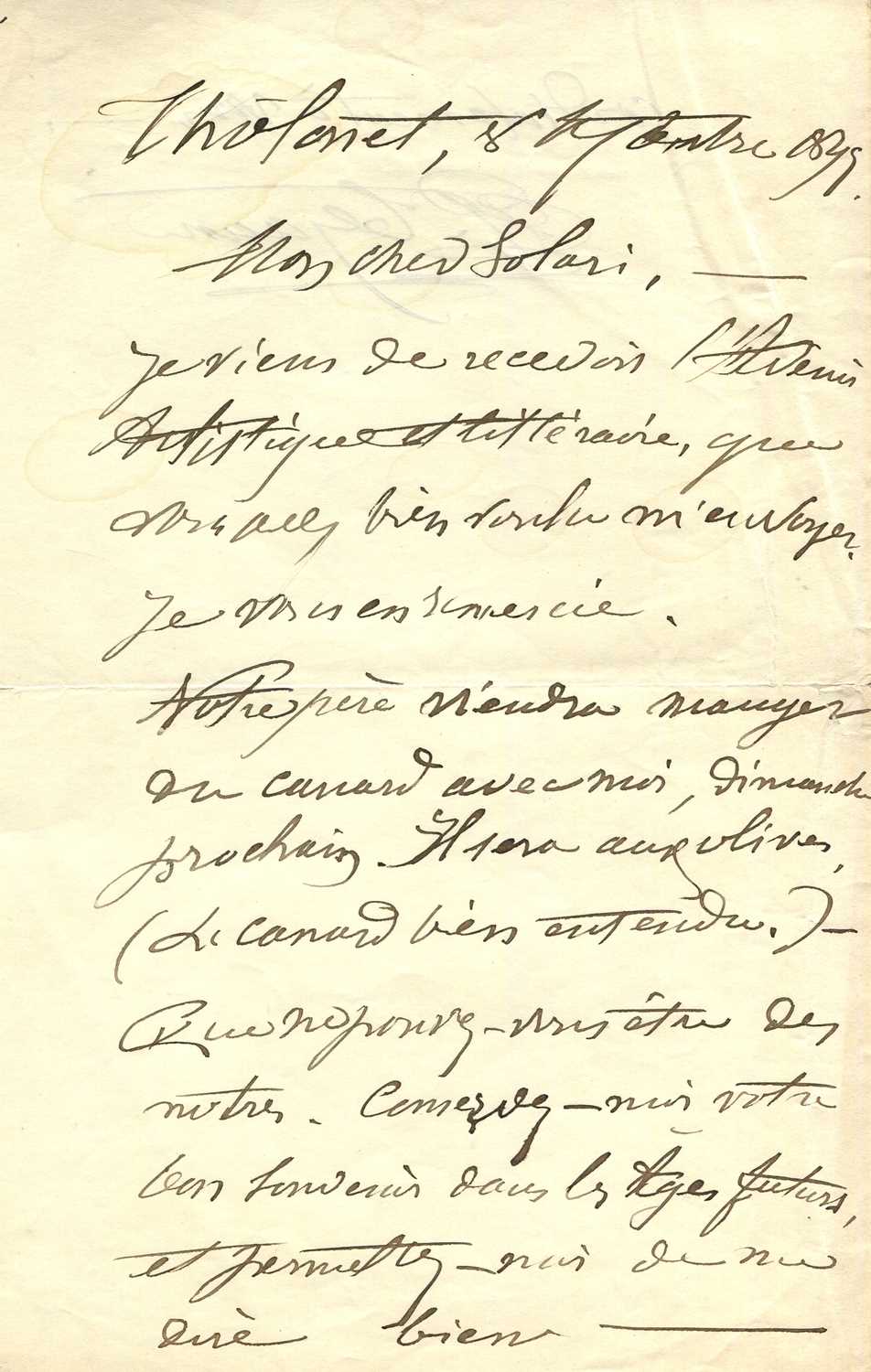 Lot 610 - CEZANNE PAUL: (1839-1906)