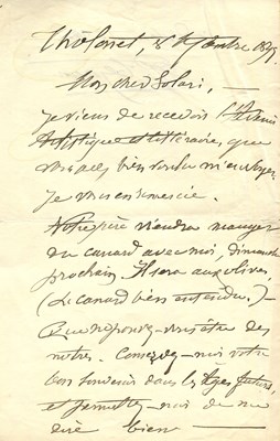 Lot 610 - CEZANNE PAUL: (1839-1906)