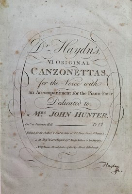 Lot 388 - HAYDN JOSEPH: (1732-1809)