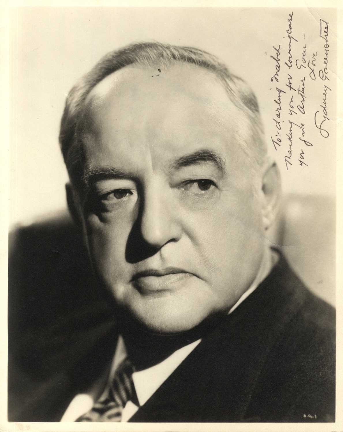 Lot 126 - GREENSTREET SYDNEY: (1879-1954) English Actor,...