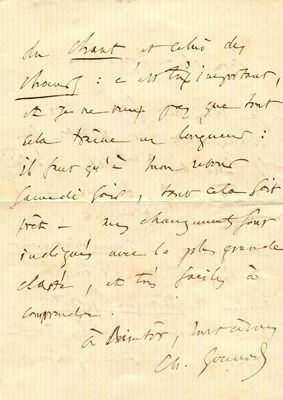 Lot 364 - GOUNOD CHARLES: (1818-1893)