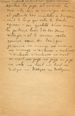 Lot 384 - TZARA TRISTAN: (1896-1963)