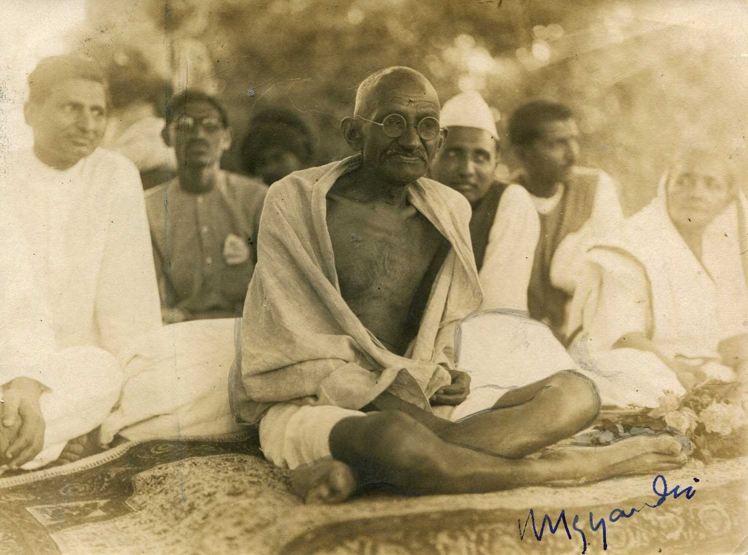 Lot 1547 - GANDHI MAHATMA: (1869-1948)