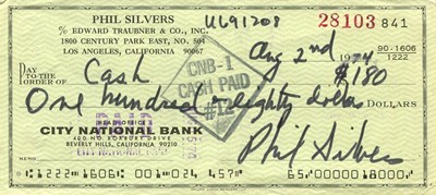 Lot 175 - SILVERS PHIL: (1911-1985)