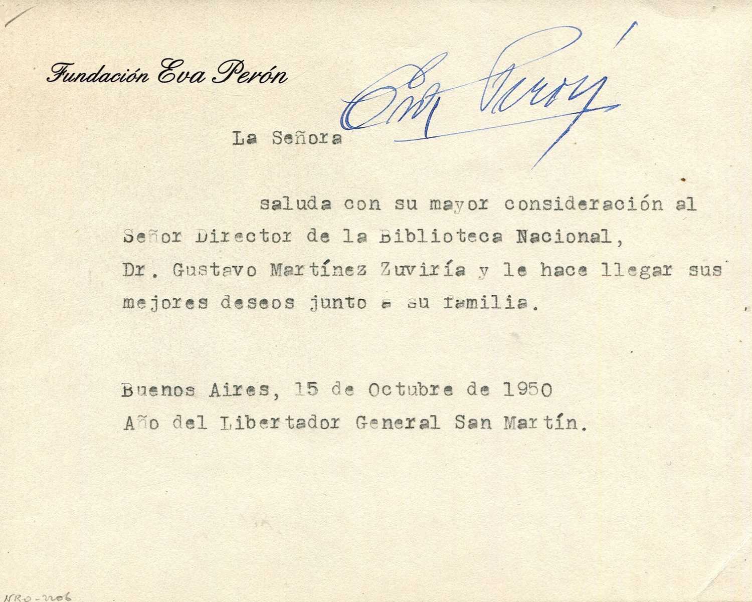 Lot 469 - PERON EVA: (1919-1952)