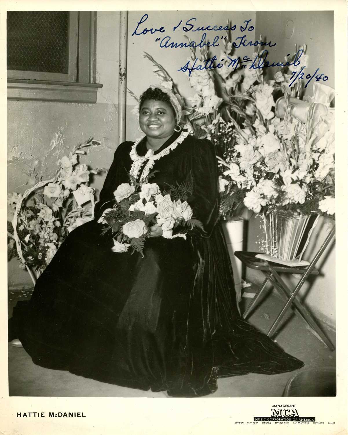 Lot 66 - MCDANIEL HATTIE: (1895-1952)