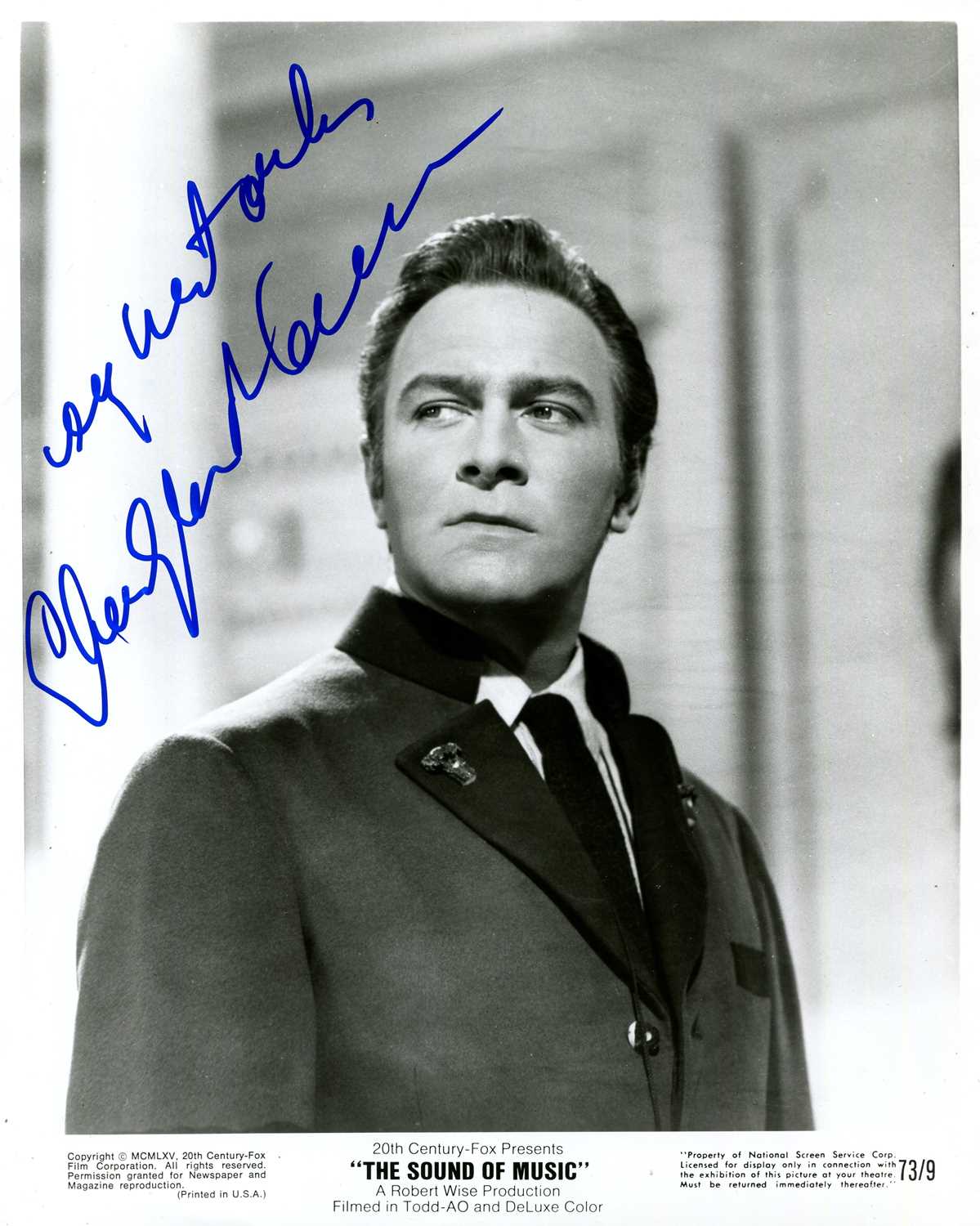 Lot 58 - PLUMMER CHRISTOPHER: (1929-2021)