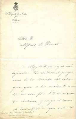 Lot 1486 - CANOVAS DEL CASTILLO ANTONIO: (1828-1897)