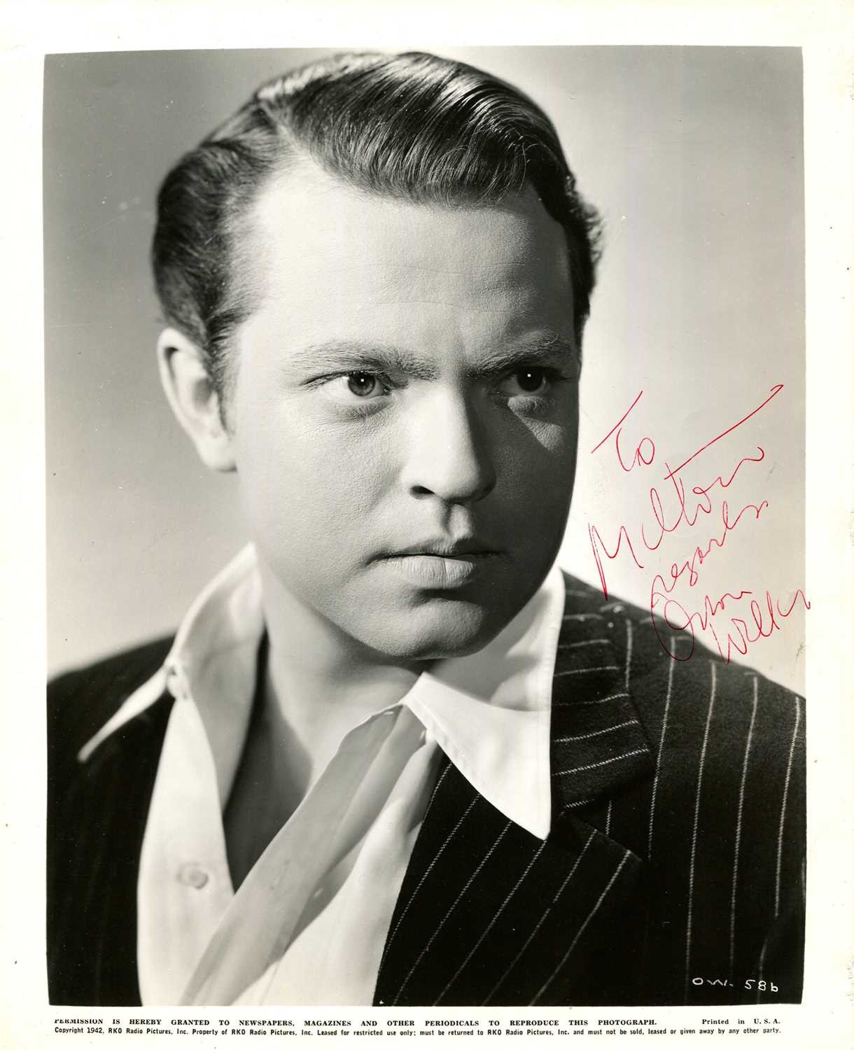 Lot 245 - WELLES ORSON: (1915-1985)