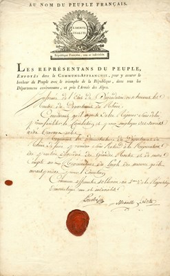 Lot 1518 - FOUCHE JOSEPH: (1759-1820)