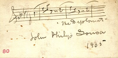 Lot 1342 - SOUSA JOHN PHILIP: (1854-1932)