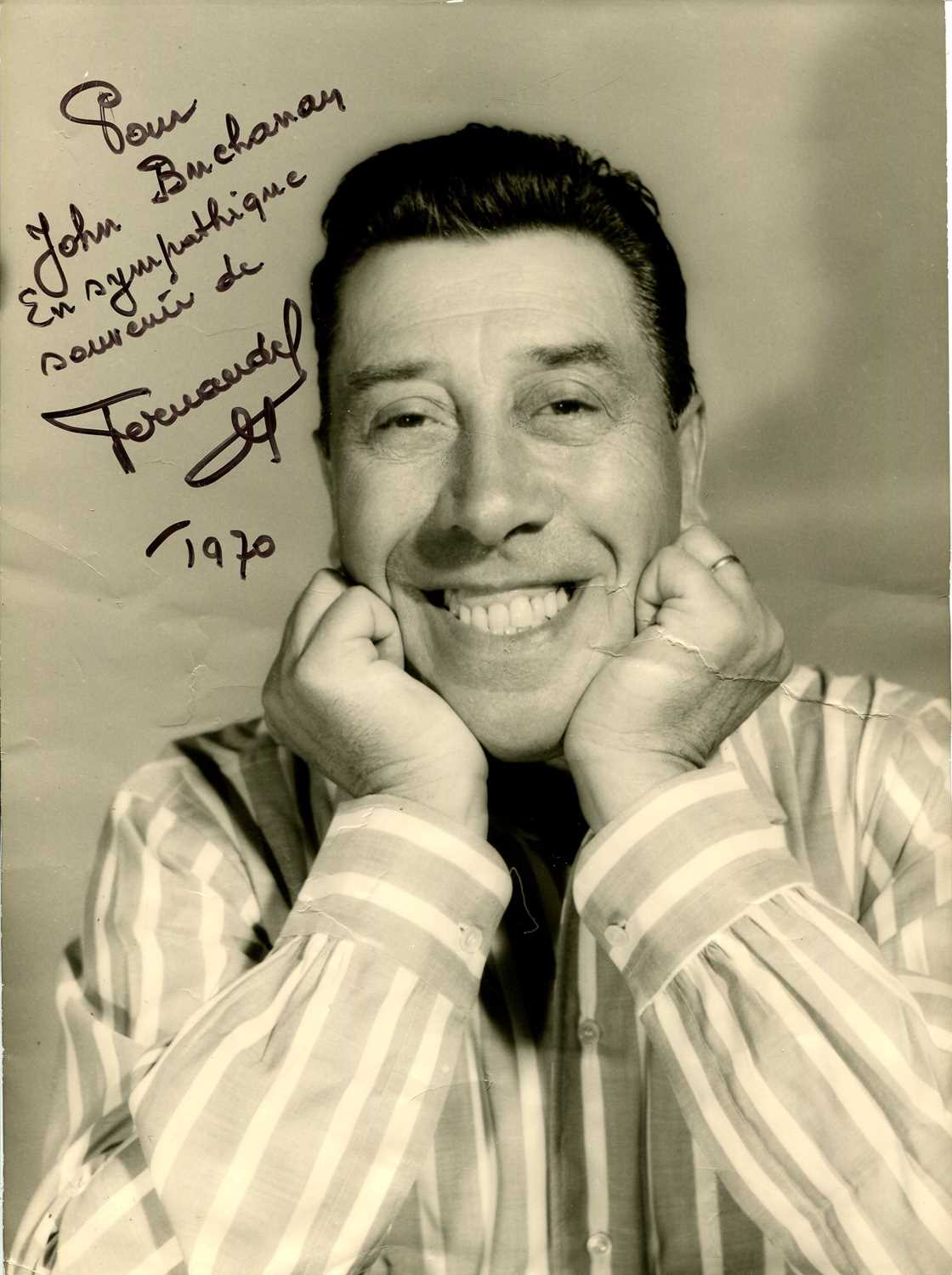 Lot 411 - FERNANDEL: (1903-1971)