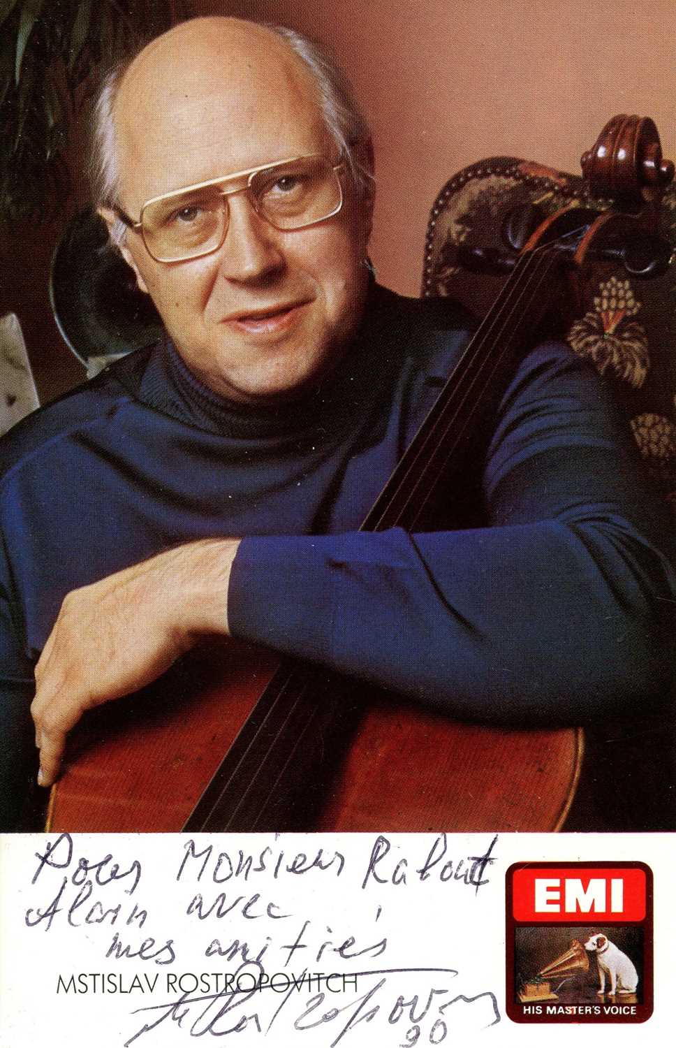Lot 955 - ROSTROPOVICH MSTISLAV: (1927-2007)