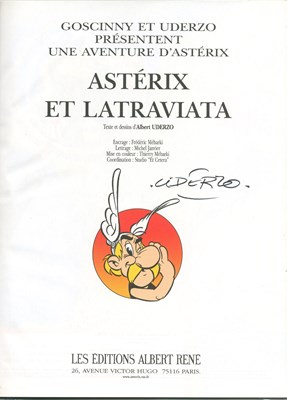 Lot 1121 - UDERZO ALBERT (1927-2020)