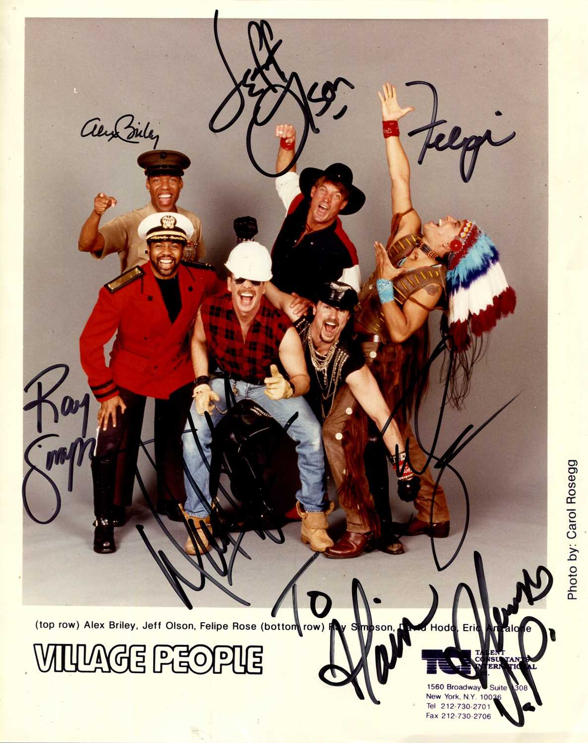 Lot 896 - VILLAGE PEOPLE