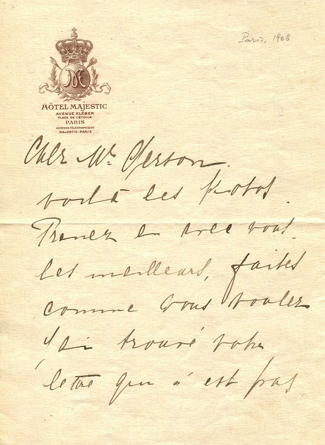 Lot 1025 - MATA HARI: (1876-1917)