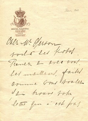 Lot 1025 - MATA HARI: (1876-1917)