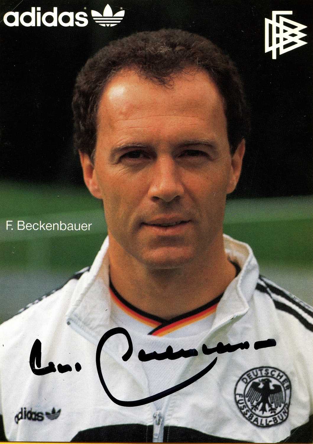 Lot 10 - BECKENBAUER FRANZ (1945-2024)