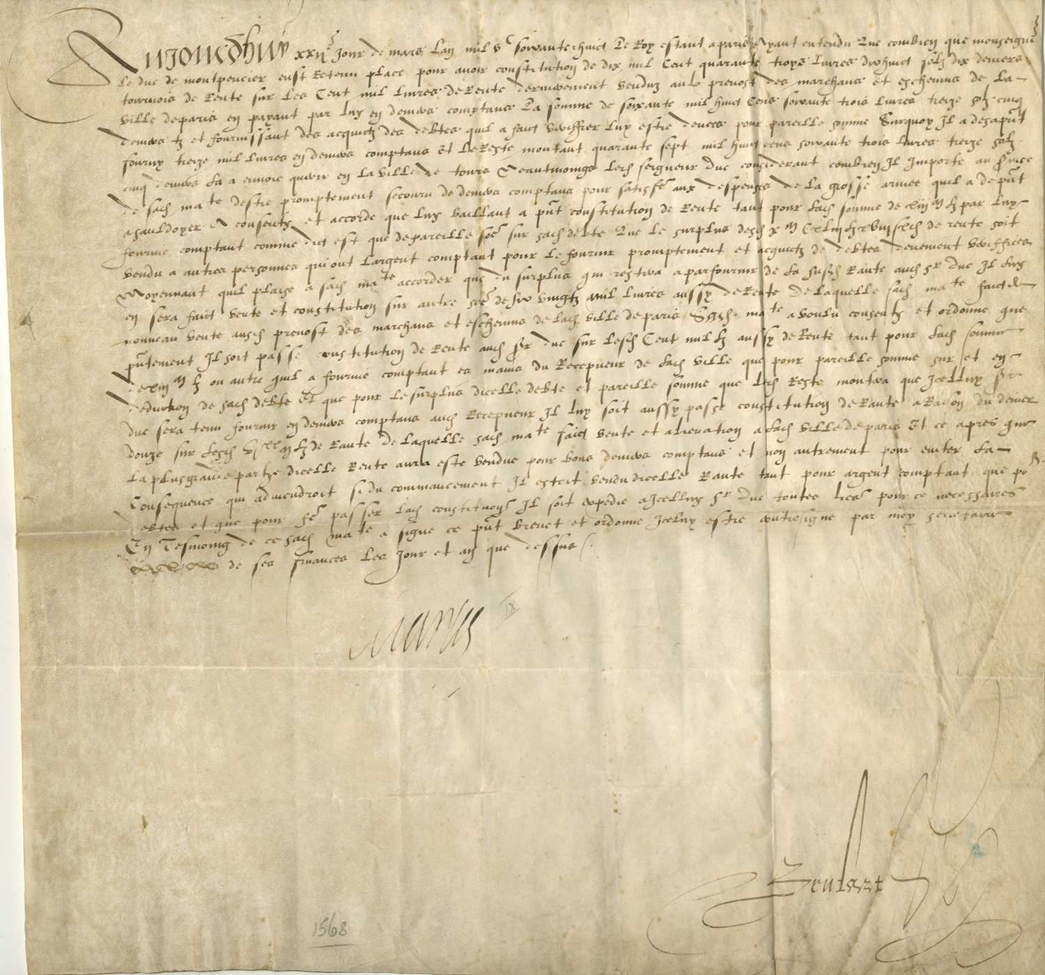 Lot 1550 - CHARLES IX: (1550-1574)