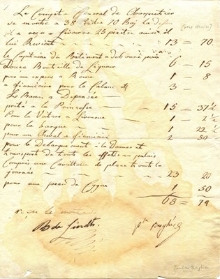 Lot 291 - BONAPARTE PAULINE: (1780-1825)