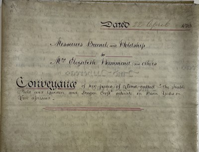 Lot 1455 - BRUNEL ISAMBARD KINGDOM: (1806-1859)