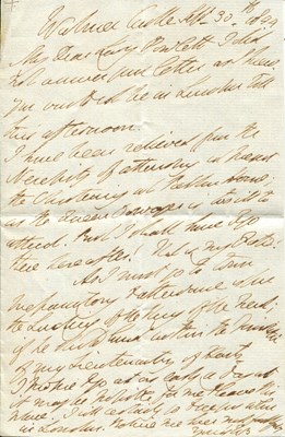 Lot 468 - WELLINGTON DUKE OF: (1769-1852)