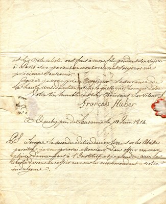 Lot 386 - HUBER FRANCOIS: (1750-1831)