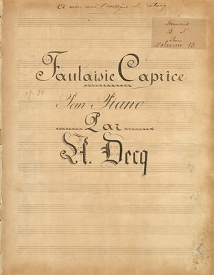 Lot 211 - FRENCH COMPOSERS