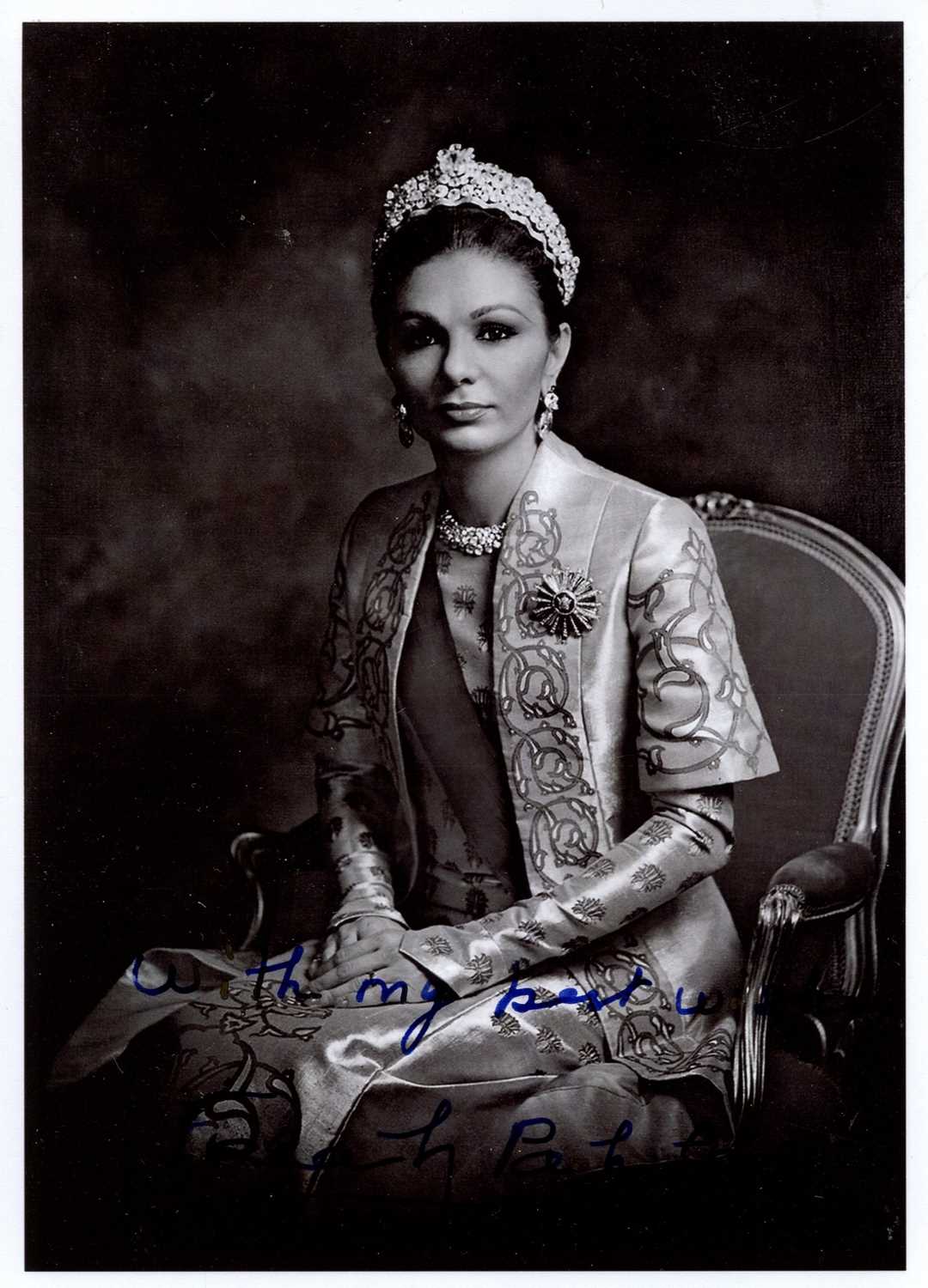 Lot 1161 - PAHLAVI FARAH: (1938- )