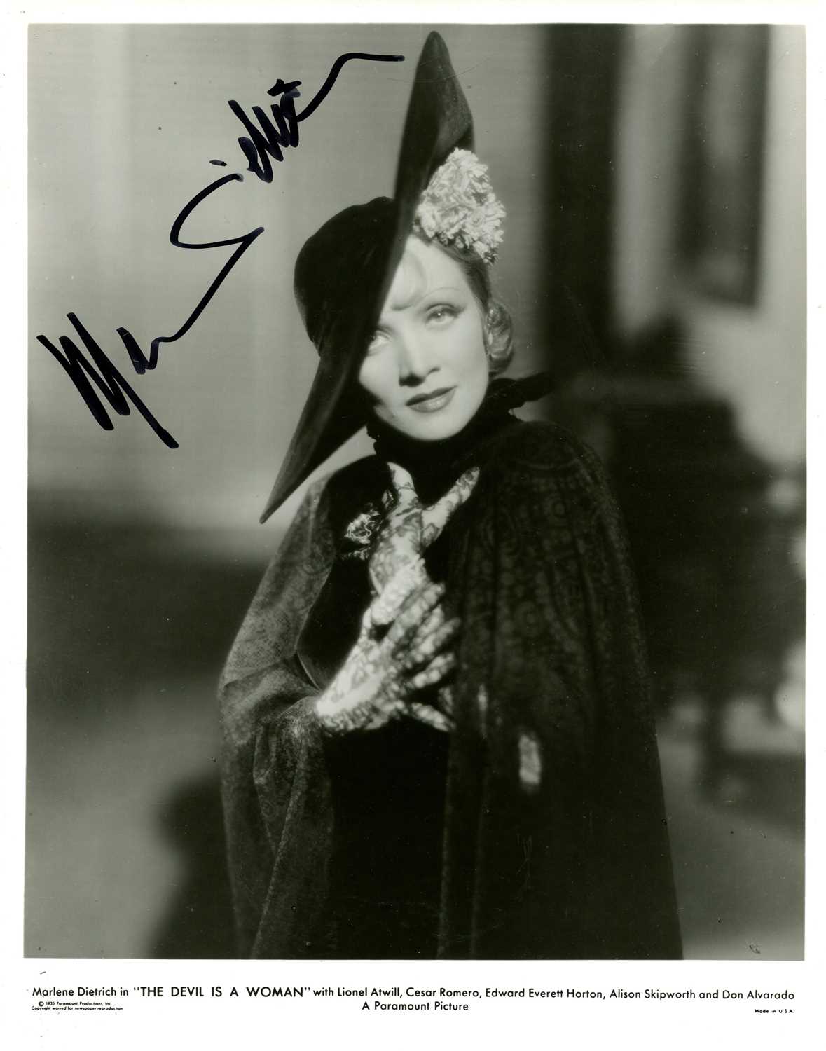 Lot 4 - DIETRICH MARLENE: (1901-1992)