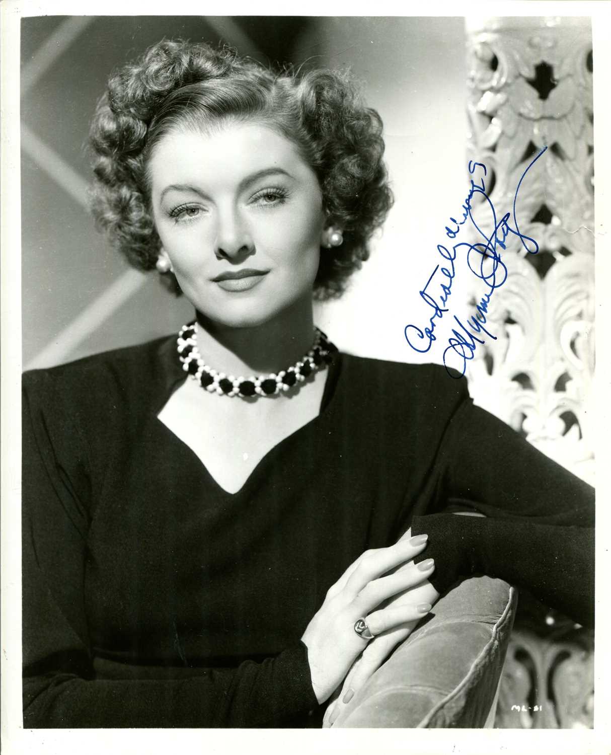 Lot 9 - LOY MYRNA: (1905-1993)