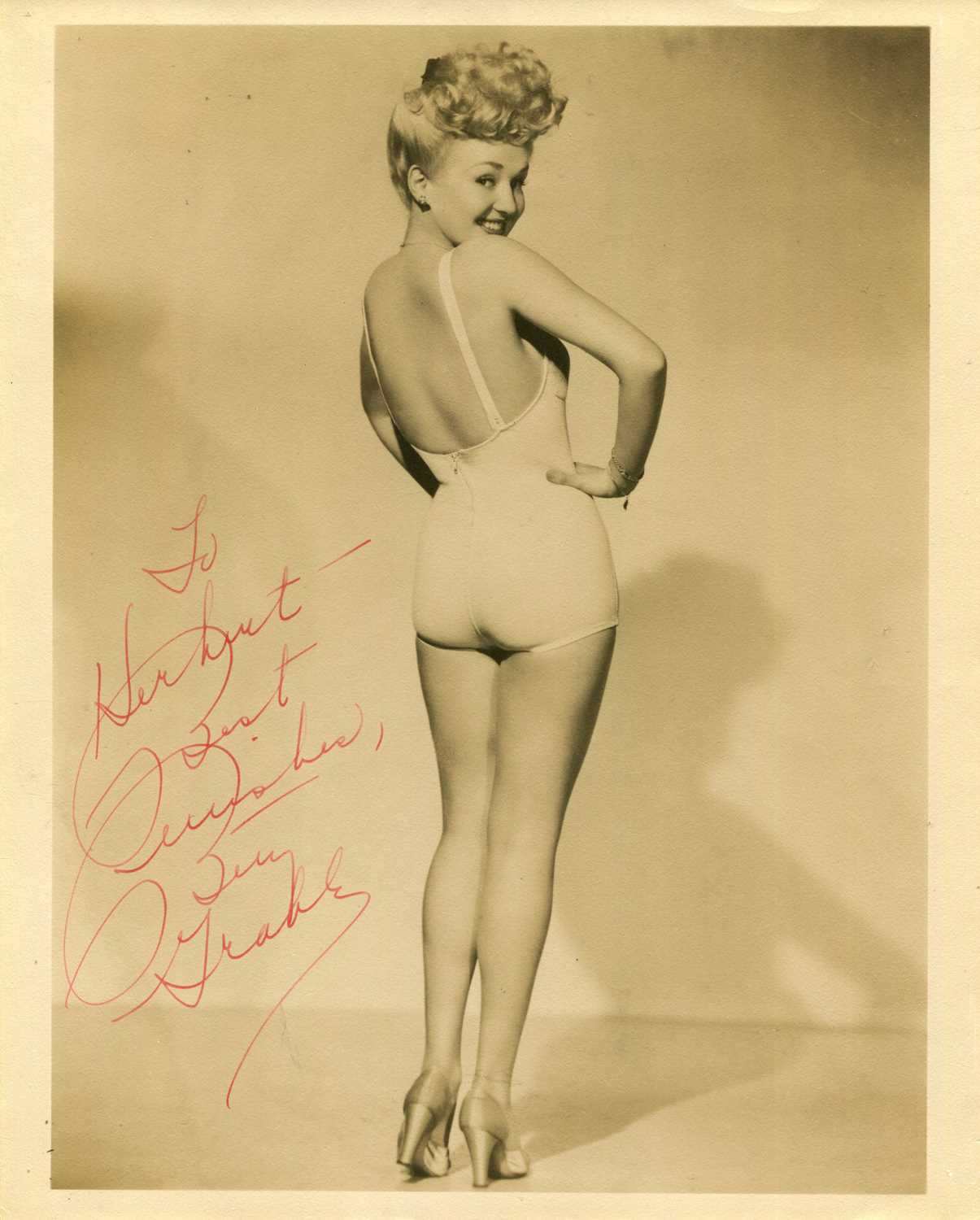 Lot 13 - GRABLE BETTY: (1916-1973)