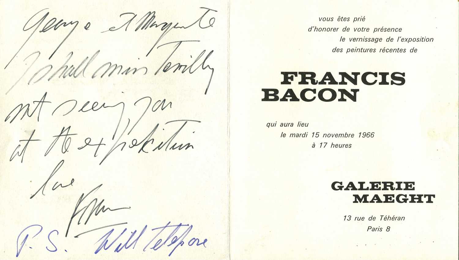 Lot 403 - BACON FRANCIS: (1909-1992)