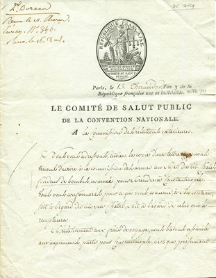 Lot 1252 - COMMITTEE OF PUBLIC SAFETY