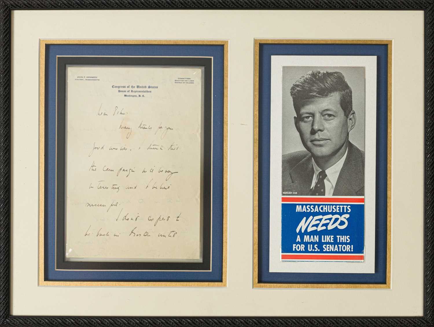 Lot 1517 - KENNEDY JOHN F.: (1917-1963)