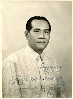 Lot 1377 - MACAPAGAL DIOSDADO: (1910-1997)