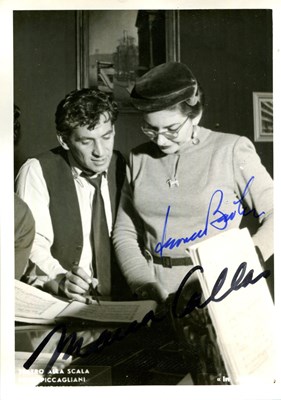 Lot 1040 - CALLAS MARIA & BERNSTEIN LEONARD