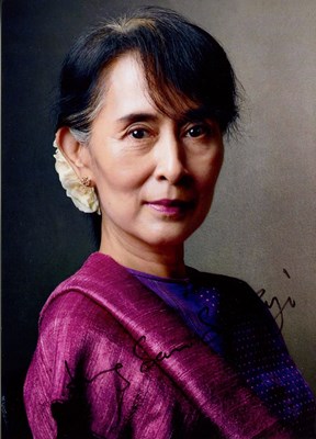 Lot 1214 - AUNG SAN SUU KYI: (1945- )