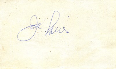 Lot 792 - LOUIS JOE: (1914-1981)