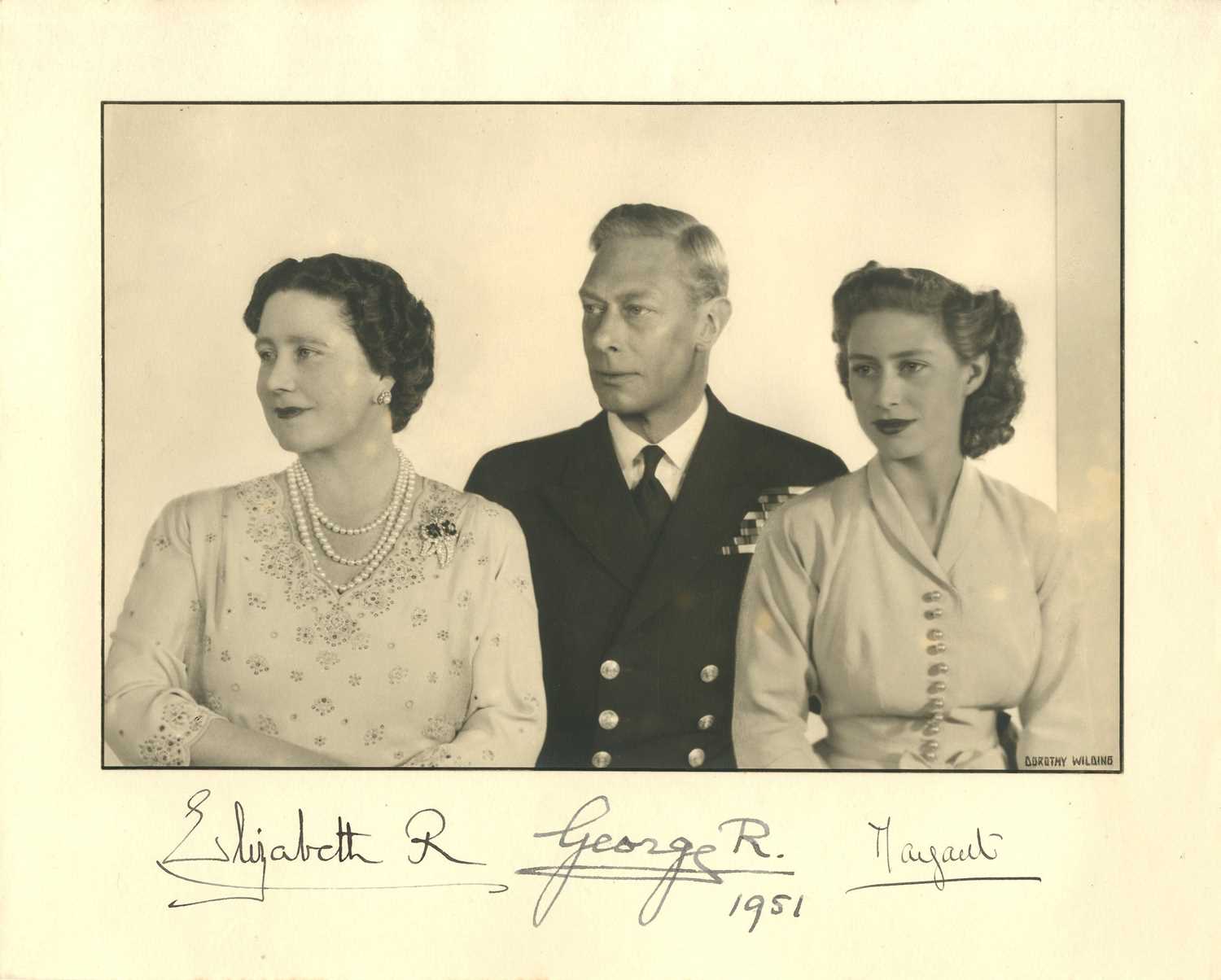 Lot 1316 - GEORGE VI, QUEEN ELIZABETH & MARGARET