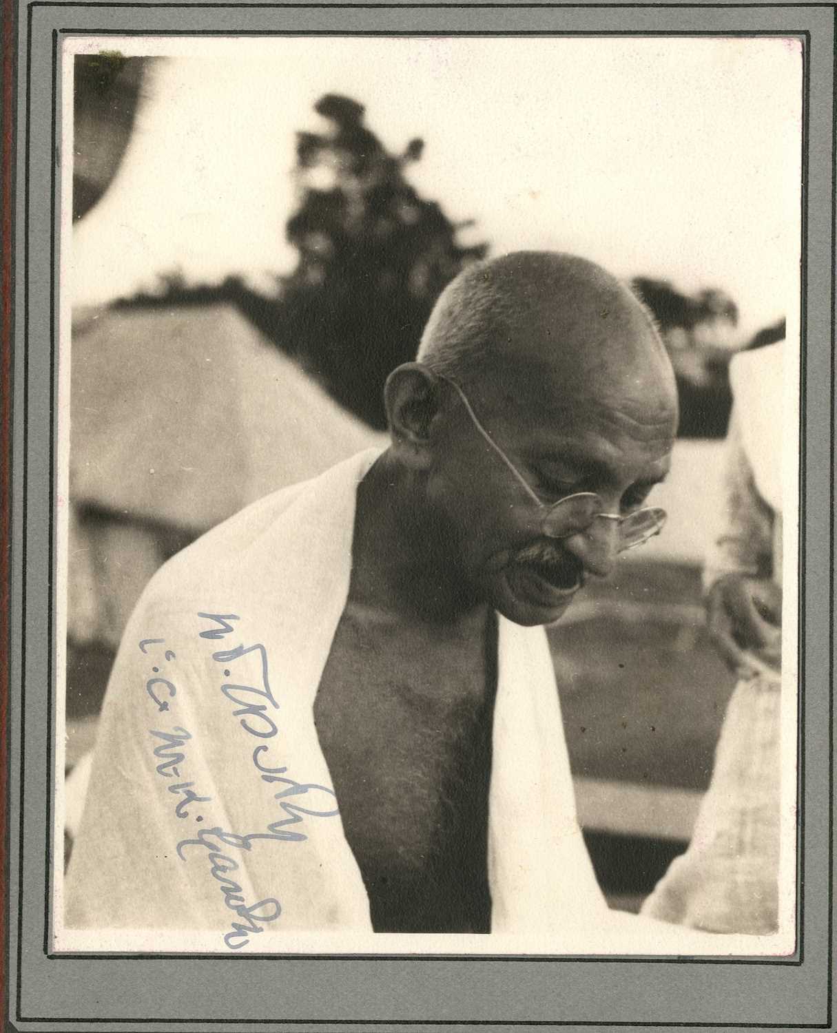 Lot 1491 - GANDHI MAHATMA: (1869-1948)