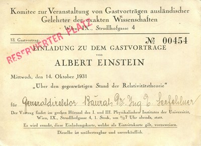 Lot 1234 - [EINSTEIN ALBERT] (1879-1955)