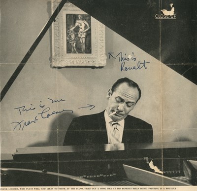 Lot 575 - LOESSER FRANK: (1910-1969)