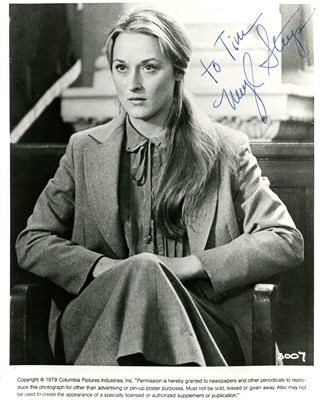 Lot 26 - STREEP MERYL: (1949- )