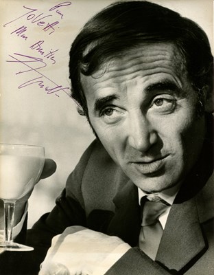 Lot 744 - AZNAVOUR CHARLES: (1924-2018)