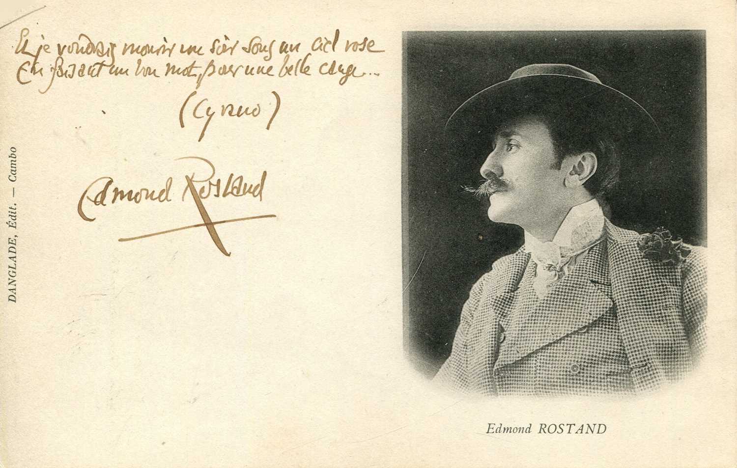 Lot 1155 - ROSTAND EDMOND: (1868-1918)