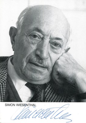 Lot 976 - WIESENTHAL SIMON: (1908-2005)