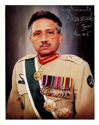 Lot 1375 - MUSHARRAF PERVEZ: (1943-2023)