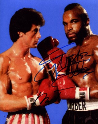 Lot 625 - STALLONE SYLVESTER & MR. T