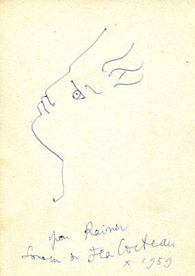 Lot 1092 - COCTEAU JEAN: (1889-1963)